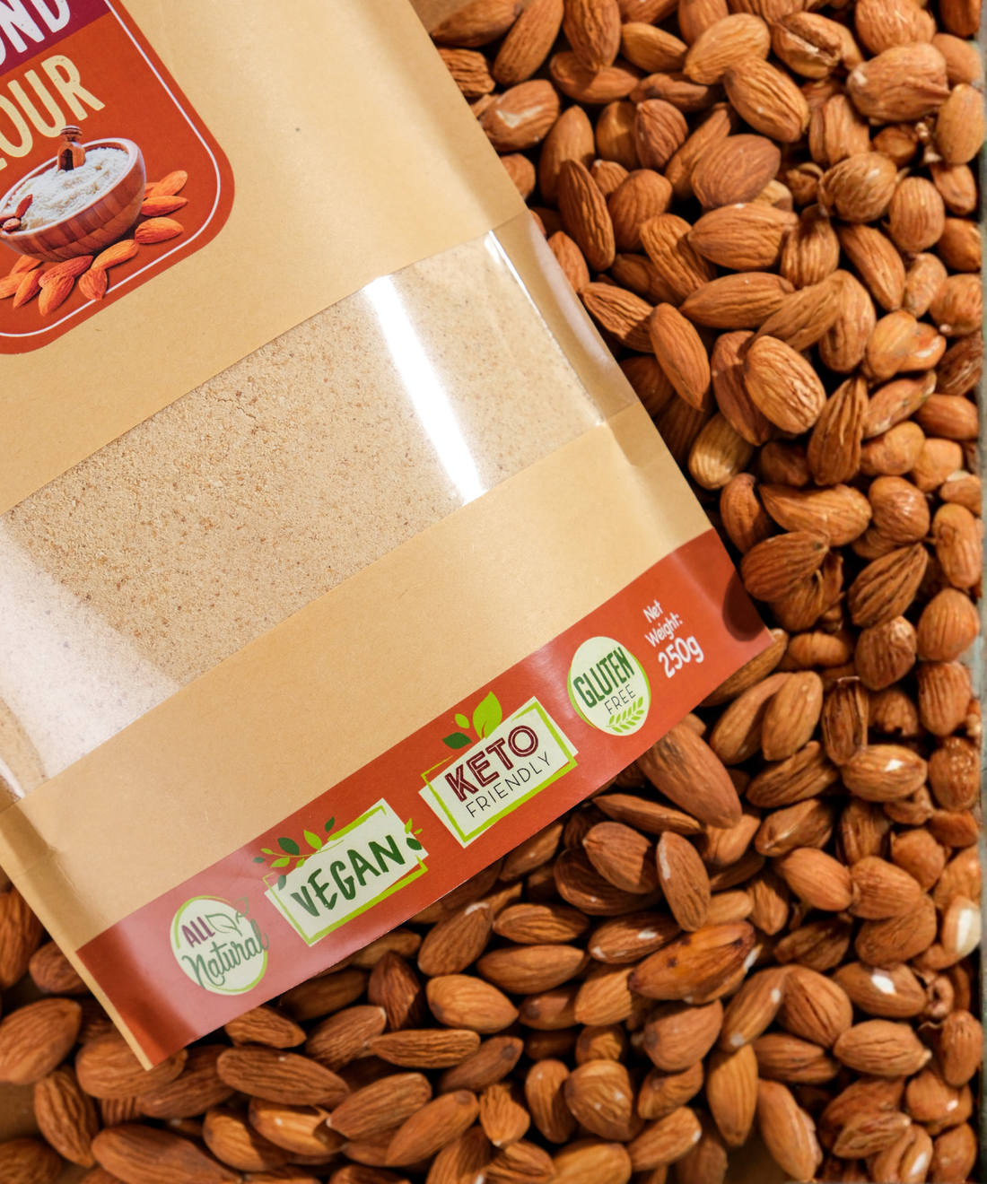 Premium Almond Flour - Low Carb & Gluten Free - 250g