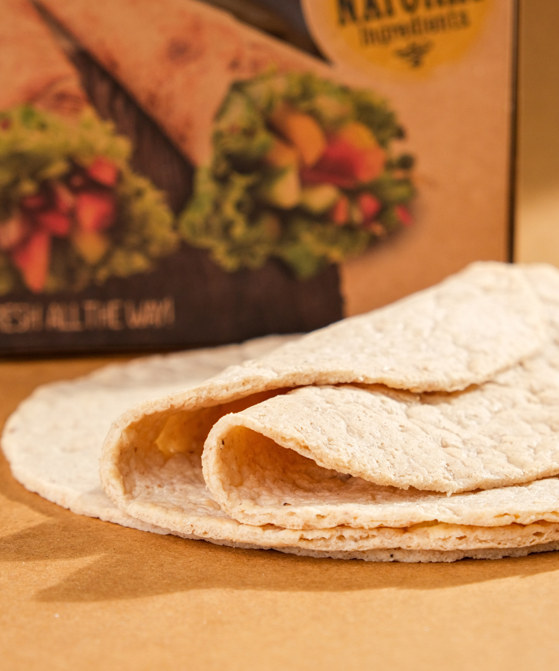 Almond Tortilla Wraps - Gluten Free & Keto Friendly - 6 Tortillas