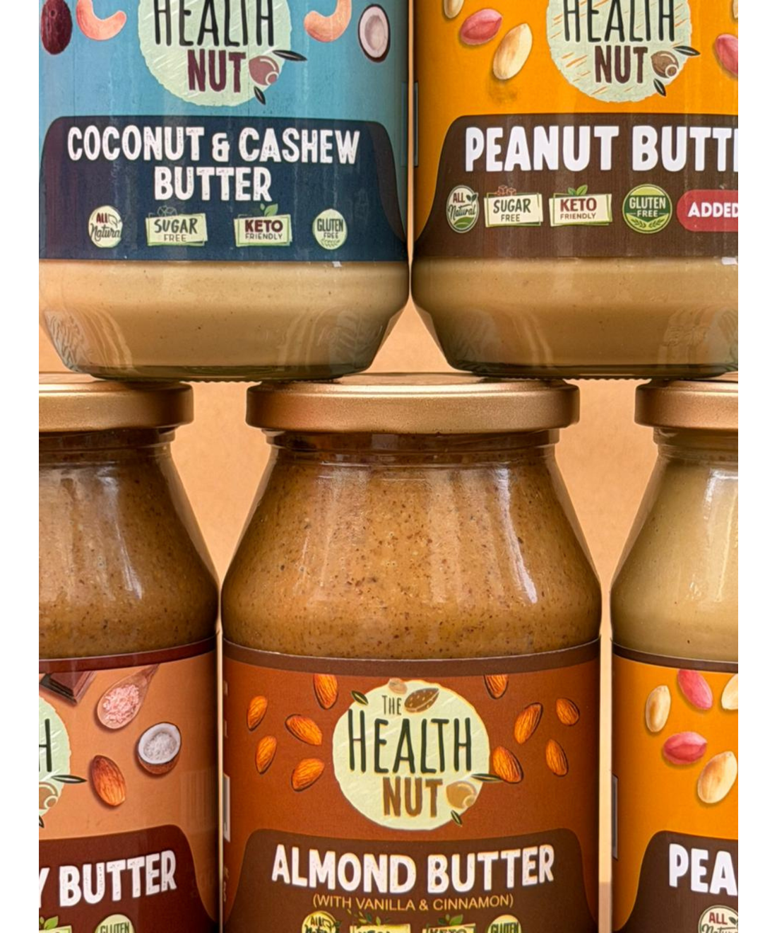 Bundle Of 5 Signature Nut Butters in 5 Flavors - 500g Each