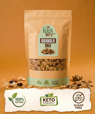 Granola Mix - Crunchy High Fiber Blend Nut & Seed  - 250g