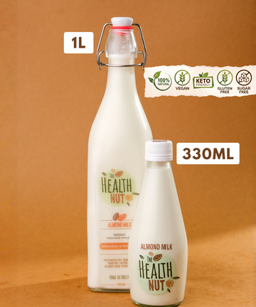 Unsweetened Almond Milk - Dairy Free & Vegan - 1L / 330ml