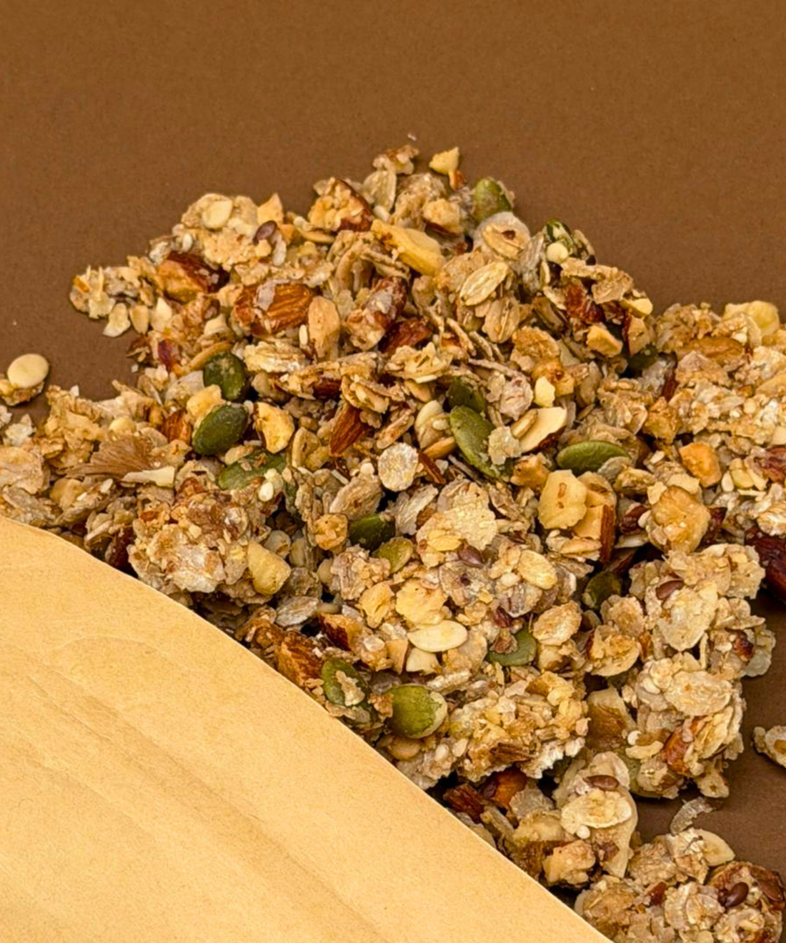 Peanut Butter Granola Mix - Crunchy Breakfast Blend - 250g